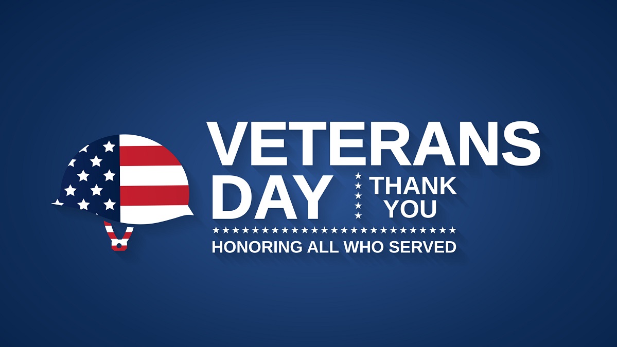 Veterans Day is a US Federal Holiday always celebrated on Nov. 11th.