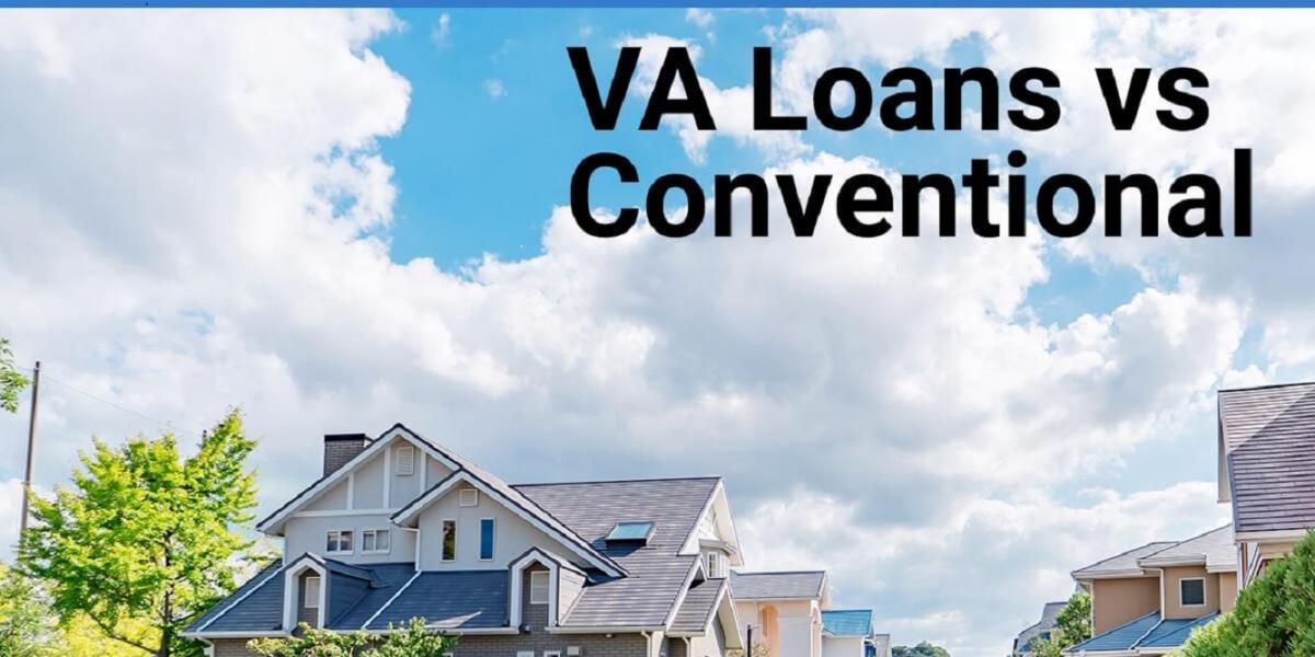 VA Loan vs Conventional Home Graphic
