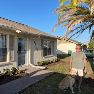 Tom Doyle and his new home