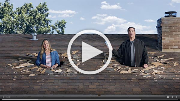 Video thumbnail of Rob Riggle with Military Spouse Laura reading her Through the Roof Review for Veterans United Home Loans