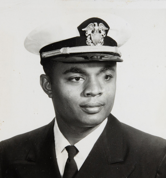 Buddy Joe "BJ" Penn in a U.S. Navy officer uniform portrait.